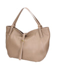 Sirma Borsa a mano da donna Vera pelle 06518-D40 TAUPE Chiara Ferretti