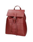 Lorentina 06855-D10 ROSSO SCURO Zaino da donna in vera pelle DARK RED Chiara Ferretti