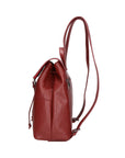 Lorentina 06855-D10 ROSSO SCURO Zaino da donna in vera pelle DARK RED Chiara Ferretti