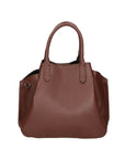 Vincenza Borsa a mano da donna Vera pelle 06898-D223 cioccolato Chiara Ferretti