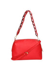 Livia Borsa a spalla da donna Vera pelle 06443-ROSSO FERRARI Chiara Ferretti