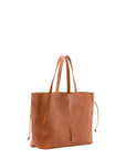 Borsa a mano unisex vera pelle Made in Italy 4611-MIELE Alessia Firenze