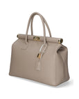 Aleria Borsa a mano da donna Vera pelle 8005-D07 TAUPE CHIARO Chiara Ferretti