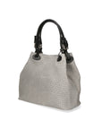 Araminta Borsa Shopper da donna Vera Pelle 80047-018 GRIGIO MEDIO Chiara Ferretti