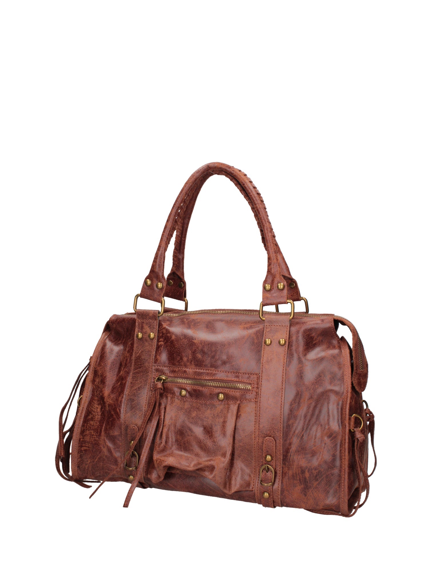 Elara Borsa a spalla da donna Vera pelle 06090-041 MARRONE Chiara Ferretti