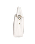 Helga Borsa a mano da donna 100% pelle 06106-BIANCO WHITE Chiara Ferretti