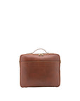 Borsa a mano unisex in vera pelle Made in Italy 4542-MARRONE Alessia Firenze