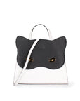 Arancia Borsa a mano da donna 100% pelle 8969-BIANCO+NERO Chiara Ferretti