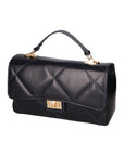 Vita Borsa a spalla da donna Vera pelle 06879-S24 BLU JEANS Chiara Ferretti
