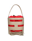 Elios Borsa a secchiello da donna Vera pelle 693960-TAUPE Chiara Ferretti