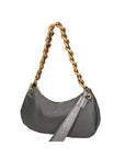 Artemide Damen-Schultertasche aus echtem Leder, hergestellt in Italien, 14 x 32 x 8 cm