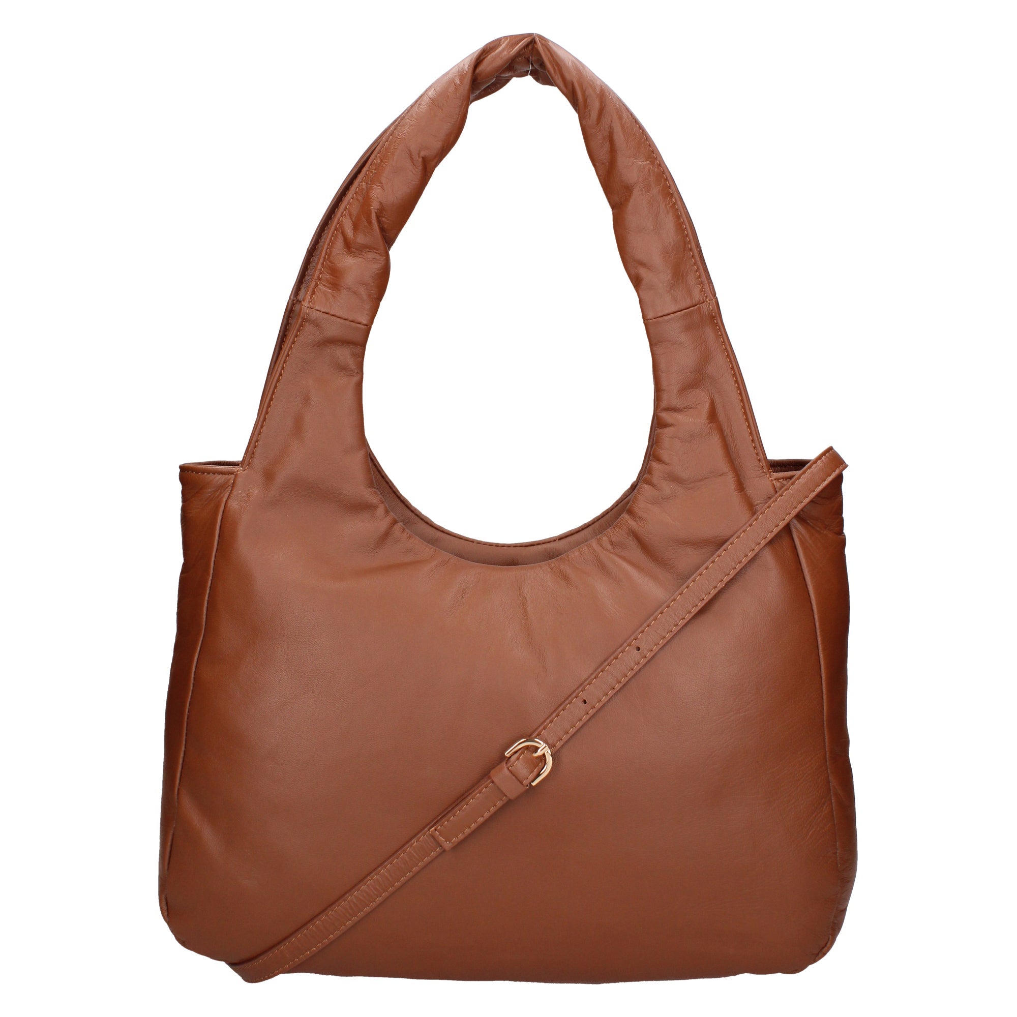Wendy Borsa a spalla da donna Vera pelle 06502-S17 CUOIO SCURO Chiara Ferretti