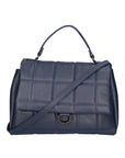 Viola Borsa a mano da donna Vera Pelle 06862-S24 BLU JEANS Chiara Ferretti