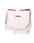 Eridana Borsa a tracolla da donna Vera pelle 1137-BIANCO Chiara Ferretti
