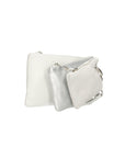 Luna Borsa a tracolla da donna Vera pelle 189034-BIANCO+ARGENTO Chiara Ferretti