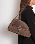 Savana Borsa a Spalla da donna in Pelle Scamosciata - Chiara Ferretti