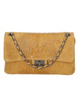 Edvige Borsa a spalla da donna Pelle Croco Stampata 80045-CUOIO Chiara Ferretti