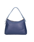 Vladimira Borsa a spalla da donna Vera pelle 06675-D24 BLU + D41 C.ZUCC. Chiara Ferretti