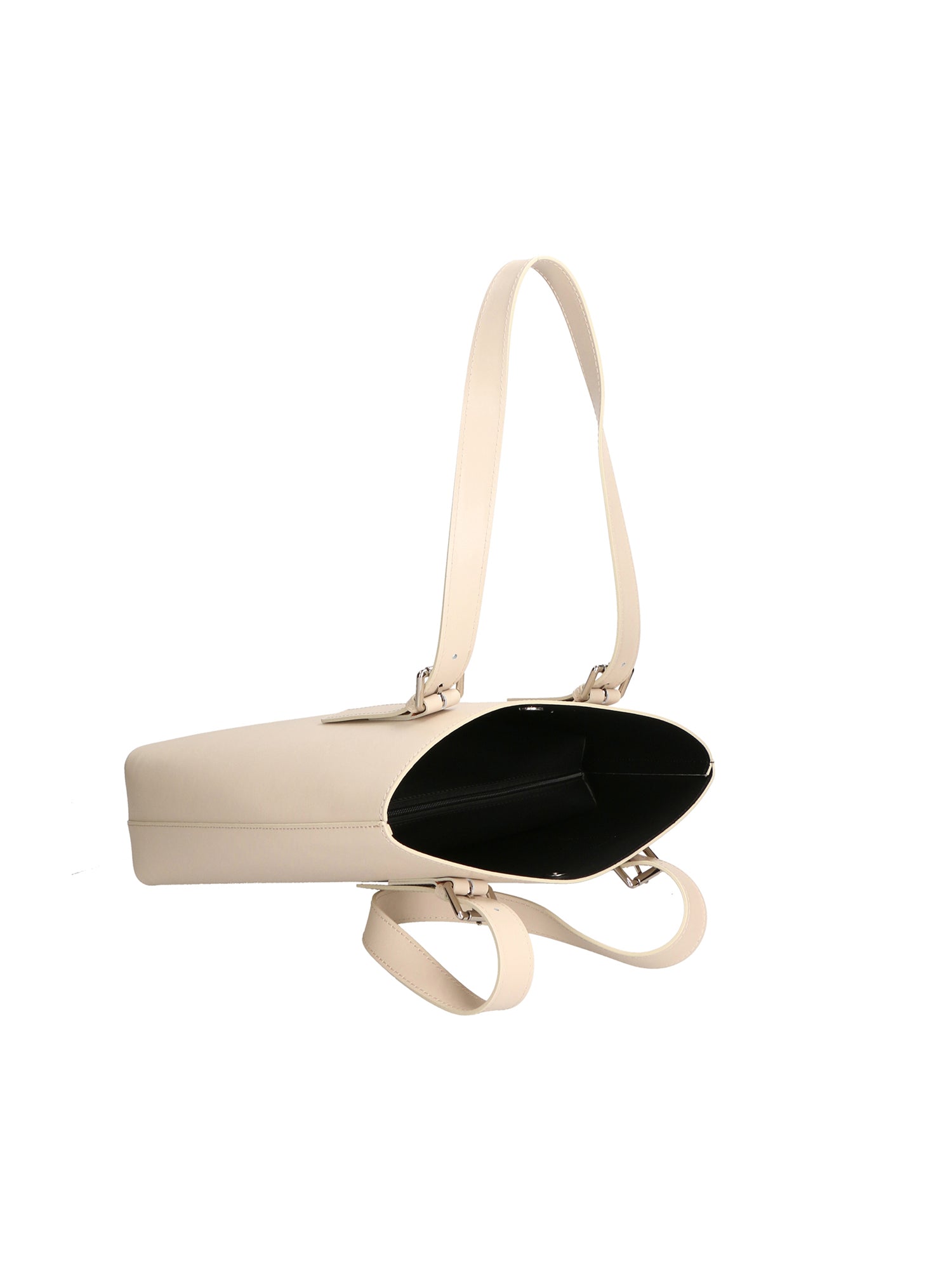 Germana Borsa a spalla da donna 100% pelle 05924-B37 LATTE Chiara Ferretti