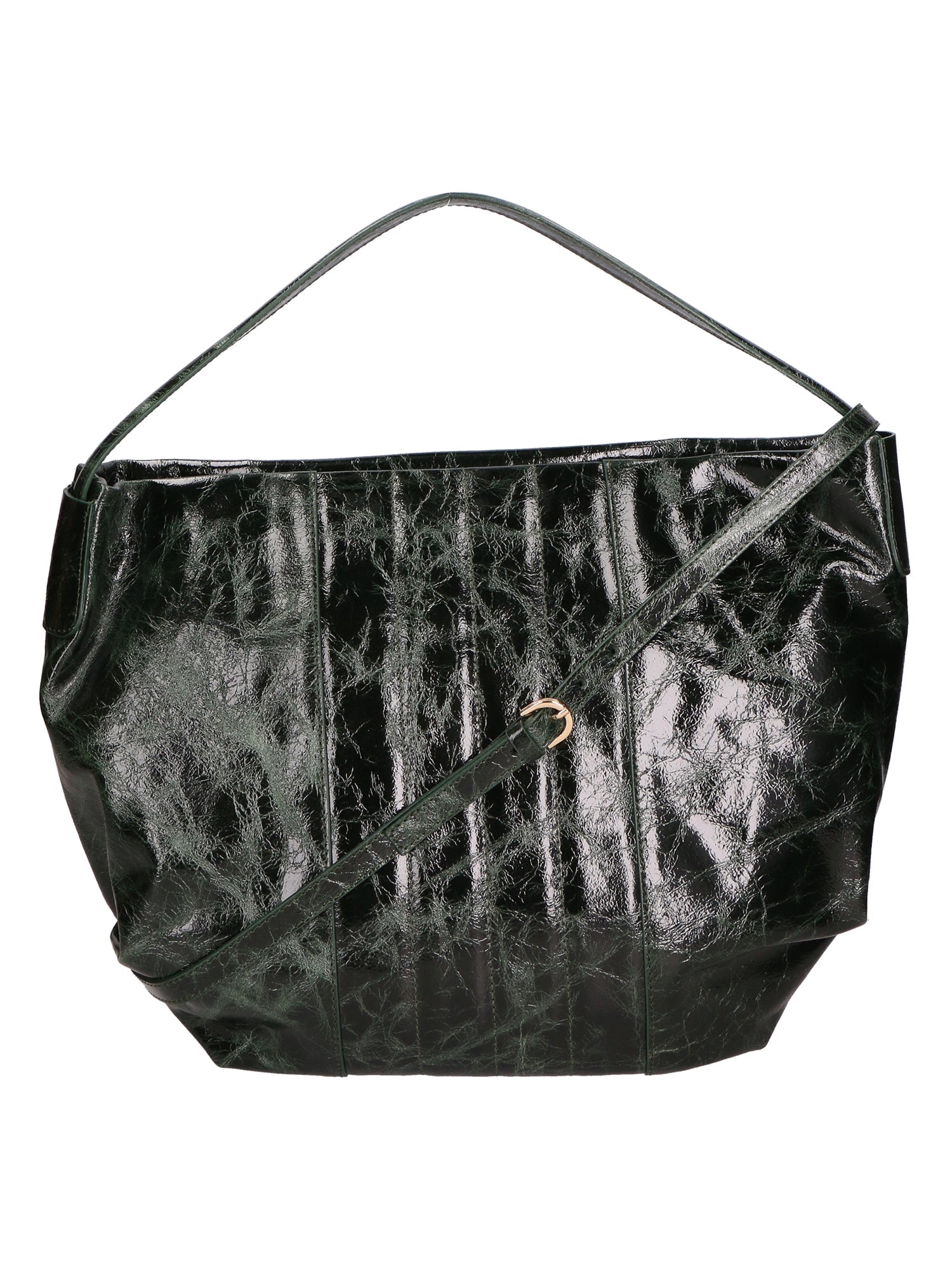 Vanda Borsa a spalla da donna Vera pelle 06507-017 VERDE BOTTIGLIA Chiara Ferretti