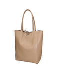 Valentina Borsa a mano da donna 100% pelle 06733-D07 TAUPE CHIARO Chiara Ferretti
