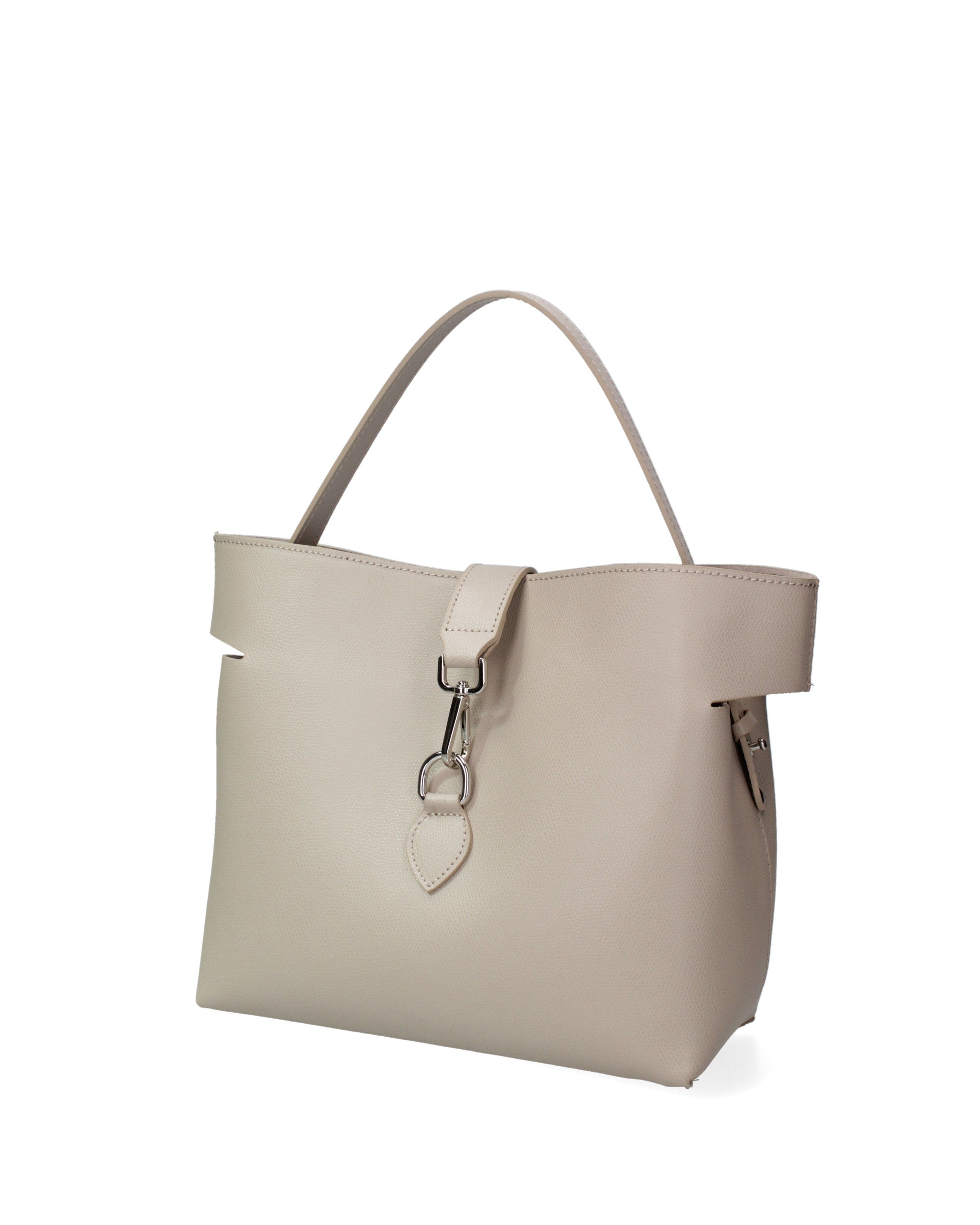 Liviana Borsa a mano da donna Vera pelle 07379-PL05 CAPPUCCINO Chiara Ferretti