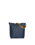 Adra Borsa a spalla da donna Vera pelle 04538-S24 BLU JEANS Chiara Ferretti
