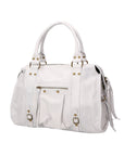 Elara Borsa a spalla da donna Vera pelle 06090-BIANCO Chiara Ferretti