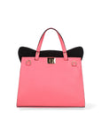Arancia Borsa a mano da donna 100% pelle 8969-CORALLO+ROSA Chiara Ferretti