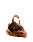 Borsa a mano unisex in vera pelle Made in Italy 4575-MIELE Alessia Firenze