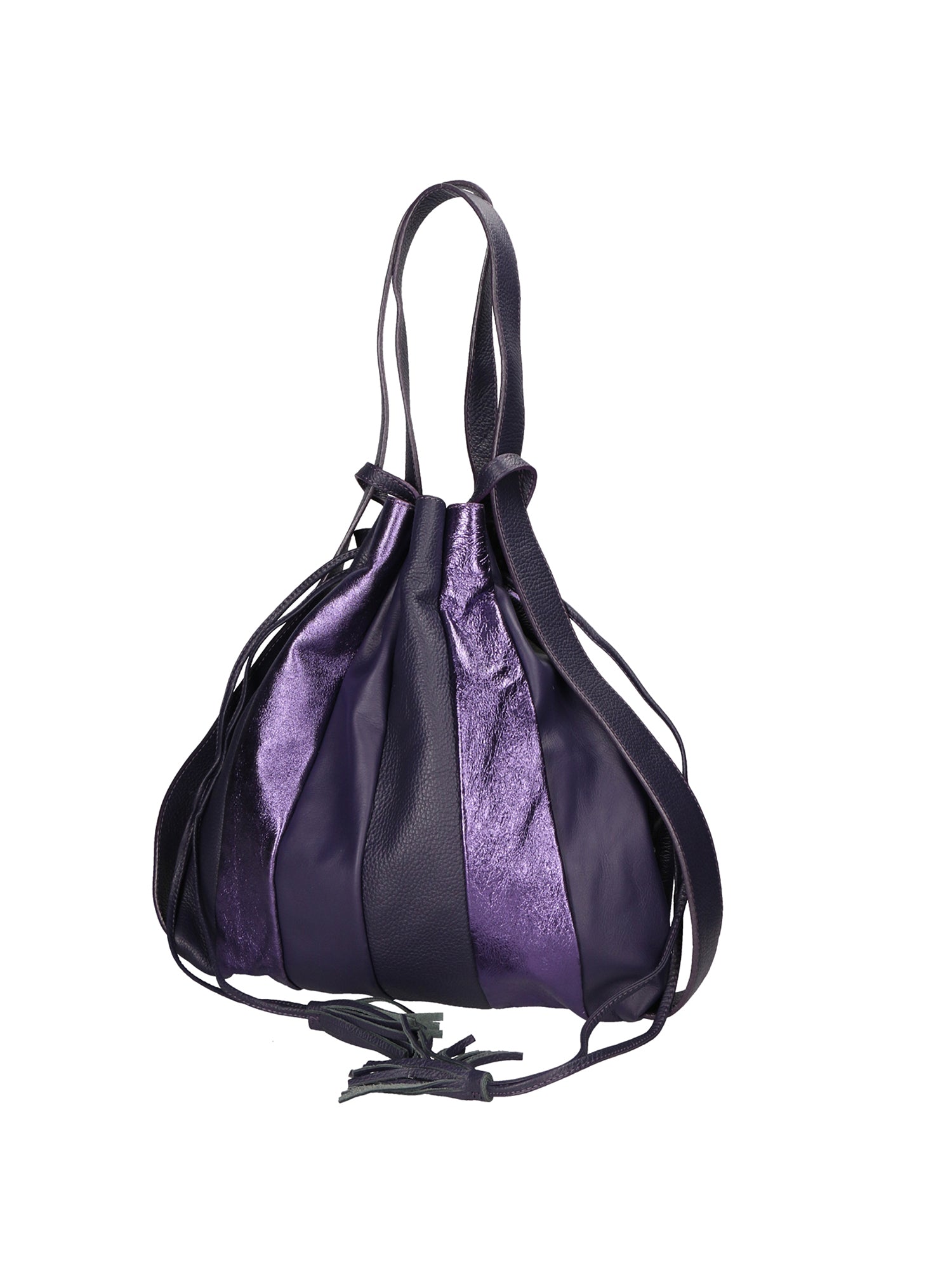 Oceania Borsa a spalla da donna Vera pelle 580041-VIOLA PURPLE Chiara Ferretti