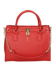 Dorotea Borsa a mano da donna 100% pelle 80040-D10 ROSSO SCURO DARK RED Chiara Ferretti
