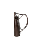 Fabiola Borsa a spalla da donna 100% pelle 9039-TMORO DARK BROWN Chiara Ferretti