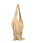 Zefira Borsa a spalla da donna Pelle Scamosciata 8630-FANGO Chiara Ferretti