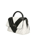Ramona Borsa a mano da donna Vera pelle 192280-BIANCO+NERO Chiara Ferretti