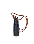 Fabiola Borsa a spalla da donna 100% pelle 9039-BLU MARRONE Chiara Ferretti