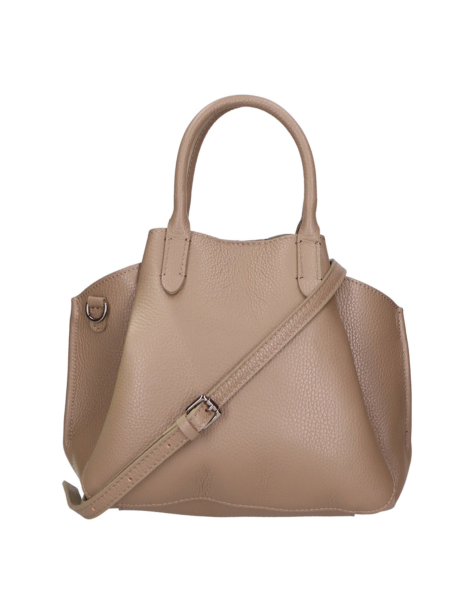 Vincenza Borsa a mano da donna Vera pelle 06898-D40 TAUPE Chiara Ferretti