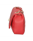 Carolina Borsa a spalla da donna Vera pelle 1073-S08 ROSSO Chiara Ferretti