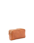 Pochette unisex in vera pelle Made in Italy 4401-MIELE Alessia Firenze