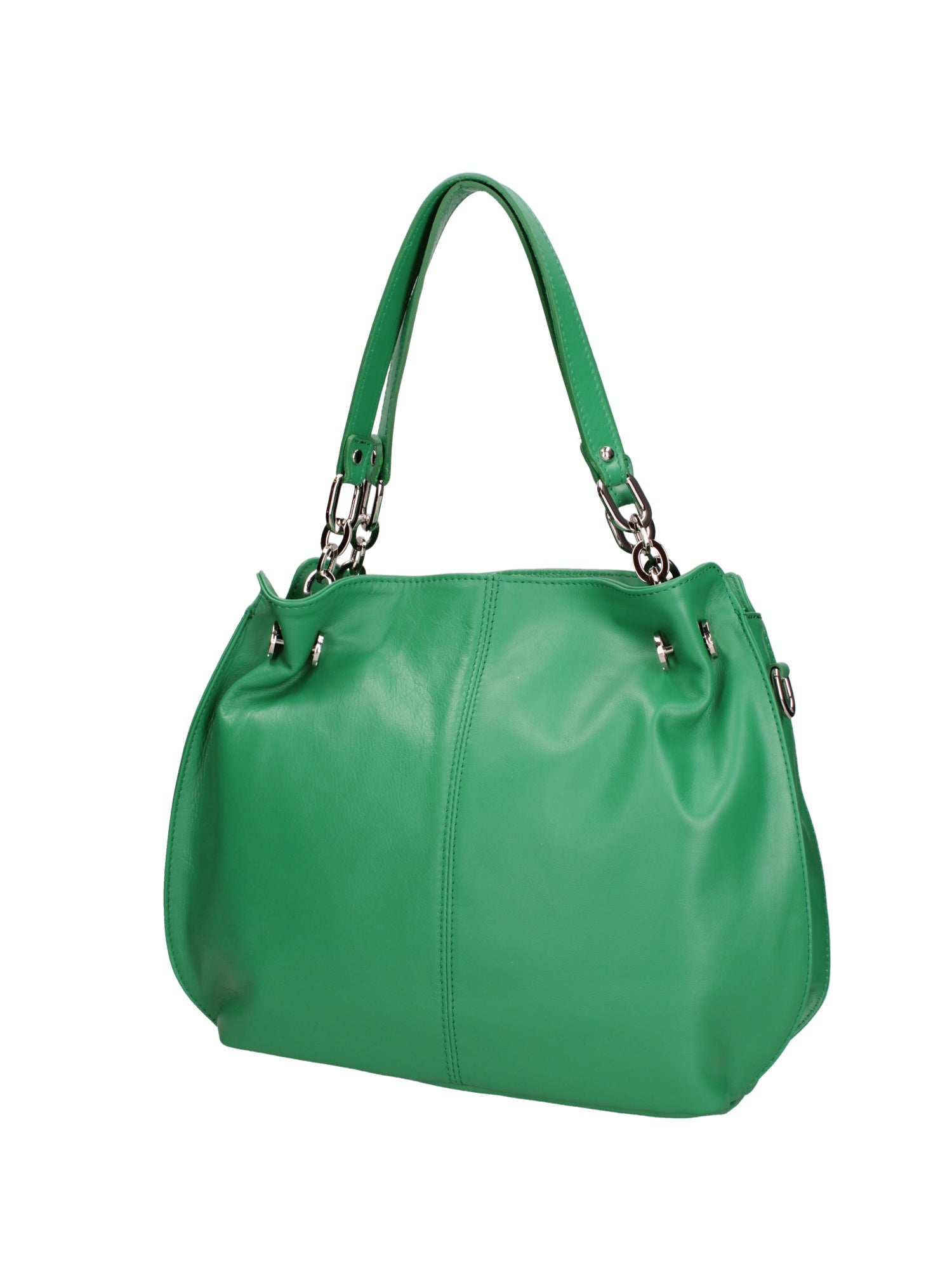 Ereba Borsa a mano da donna Made in Italy 100% pelle 3305-S47 VERDE MELA Chiara Ferretti
