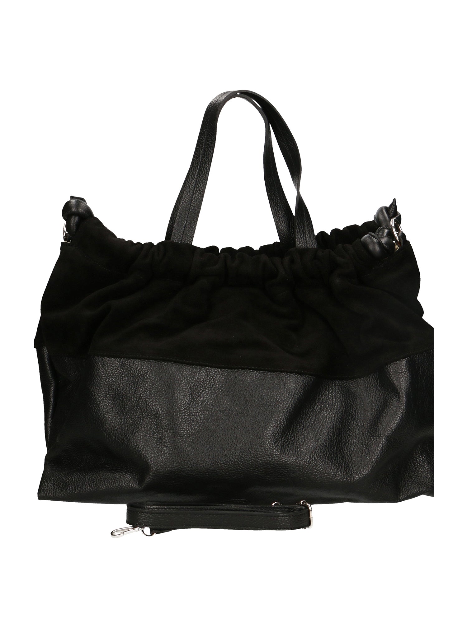 Firenze Borsa a mano da donna Vera pelle 01838-D28 NERO BLACK Chiara Ferretti