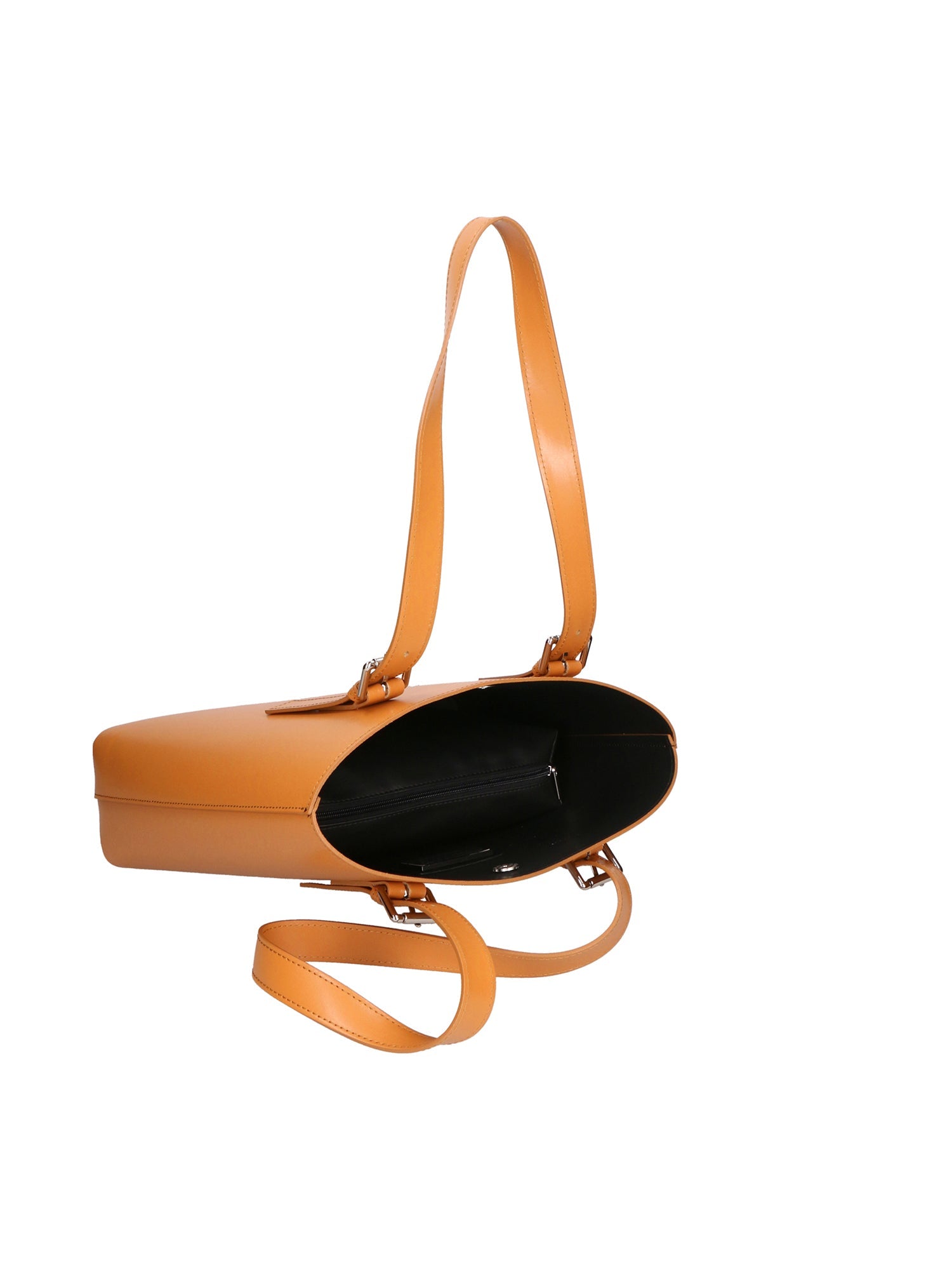 Germana Borsa a spalla da donna 100% pelle 05924-B44 CAMEL Chiara Ferretti