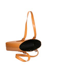 Germana Borsa a spalla da donna 100% pelle 05924-B44 CAMEL Chiara Ferretti