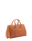 Borsa da viaggio unisex in vera pelle 100% cotone 4040-MIELE Alessia Firenze