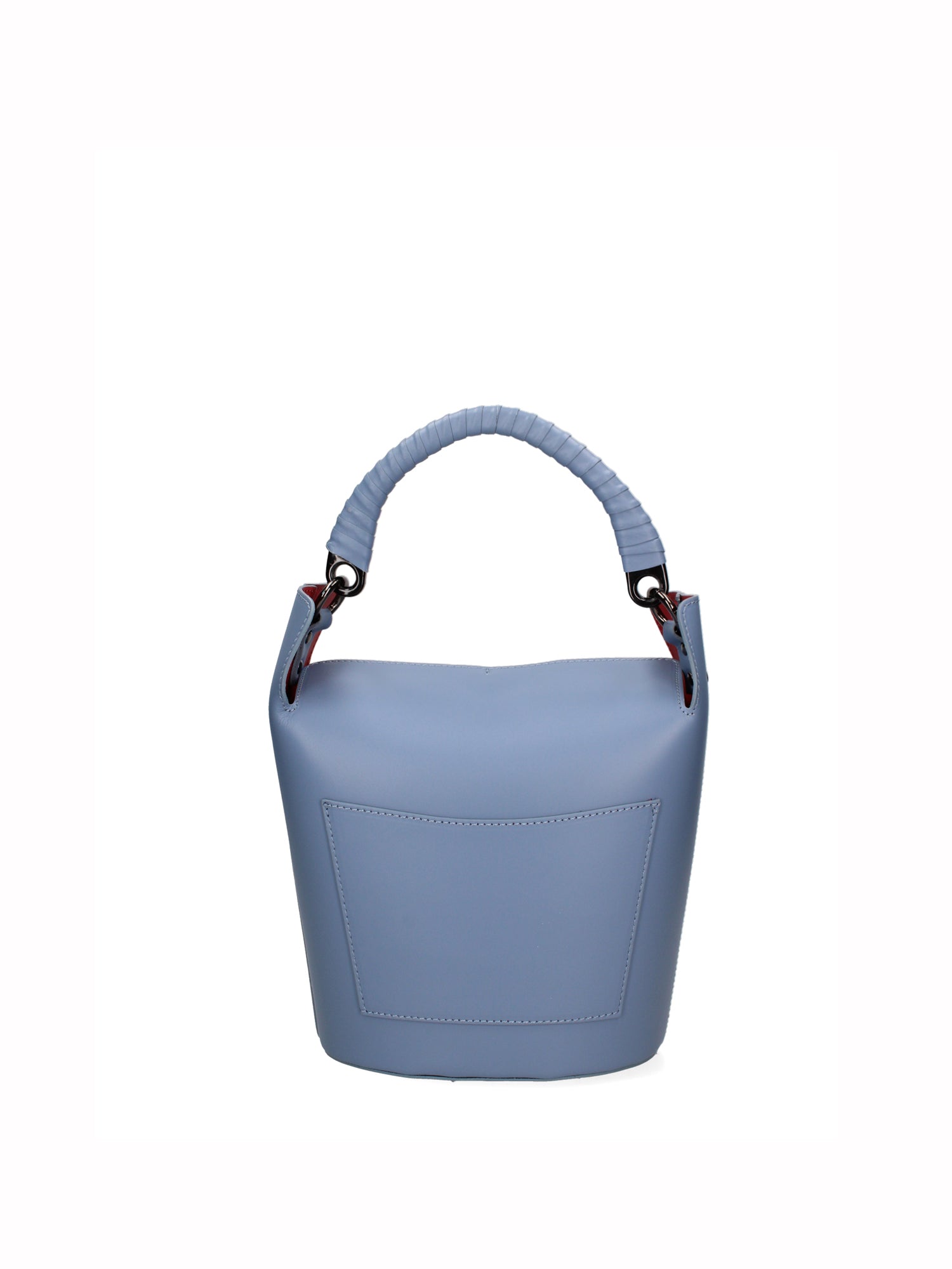 Seraphina Plus Borsa a secchiello da donna Vera pelle 6549-CIELO Chiara Ferretti