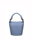 Seraphina Plus Borsa a secchiello da donna Vera pelle 6549-CIELO Chiara Ferretti