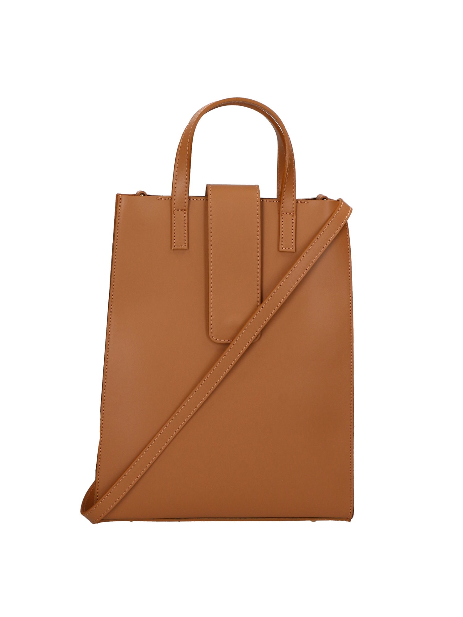 Giuseppina Borsa a mano da donna Vera pelle 05990-L125 CUOIO+06 CUOIO Chiara Ferretti