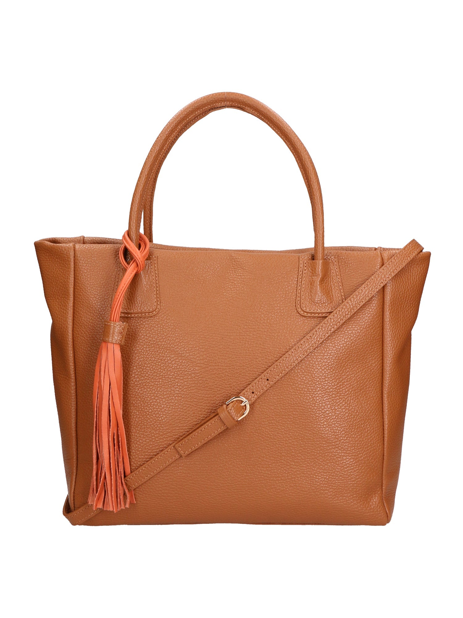 Verdiana Borsa a mano da donna Vera Pelle 06505-D17 CUOIO SCURO Chiara Ferretti