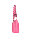 Livia Damen-Schultertasche aus echtem Leder, hergestellt in Italien, 16 x 26 x 9 cm