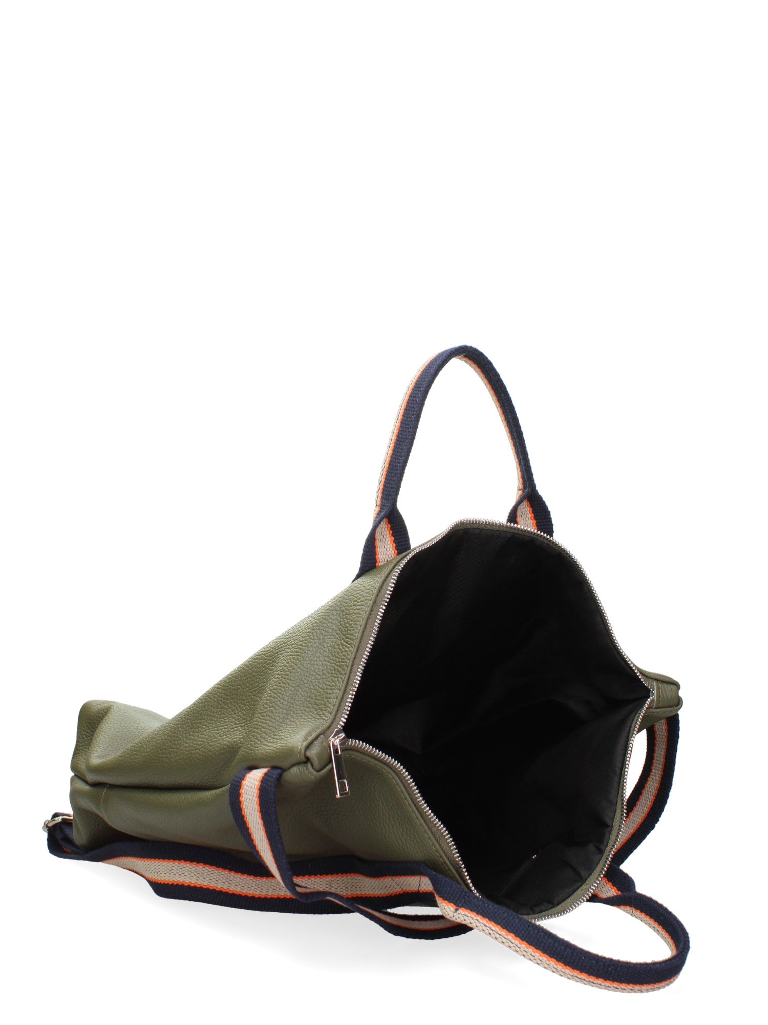Varese Borsa a mano da donna Vera pelle 689746-D74 OLIVA - BLU Chiara Ferretti